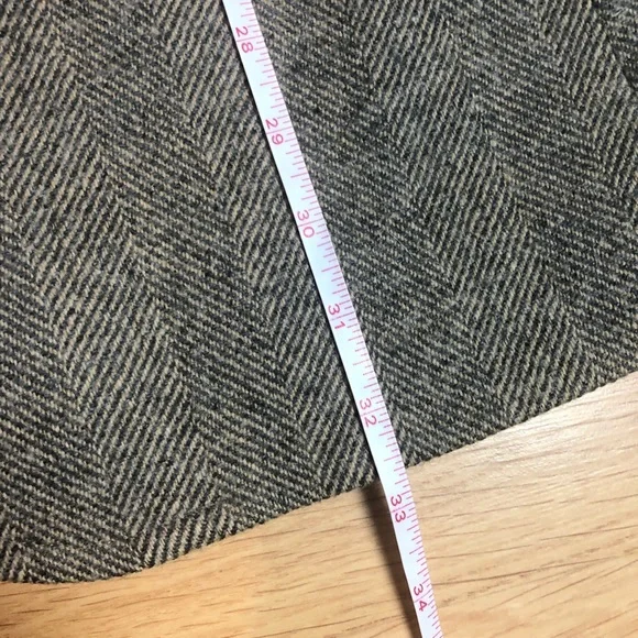 CHAPS Ralph Lauren suit coat blazer woven in Scotland Camel Hair jacket Sz Large - Picture 14 of 16